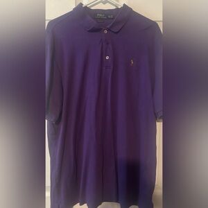 Ralph Lauren polo, short sleeve, purple XXL